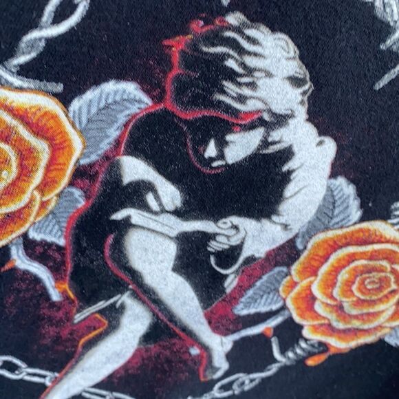 Guns N Roses Bravado Sz XL Crop Tee - Picture 3 of 7